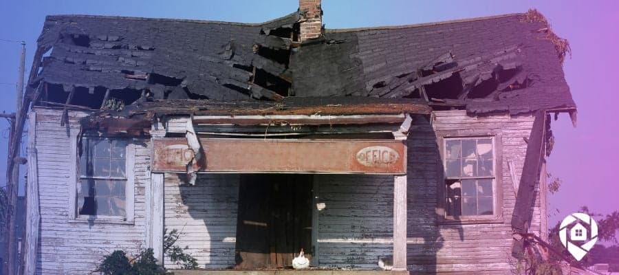 A condemned house