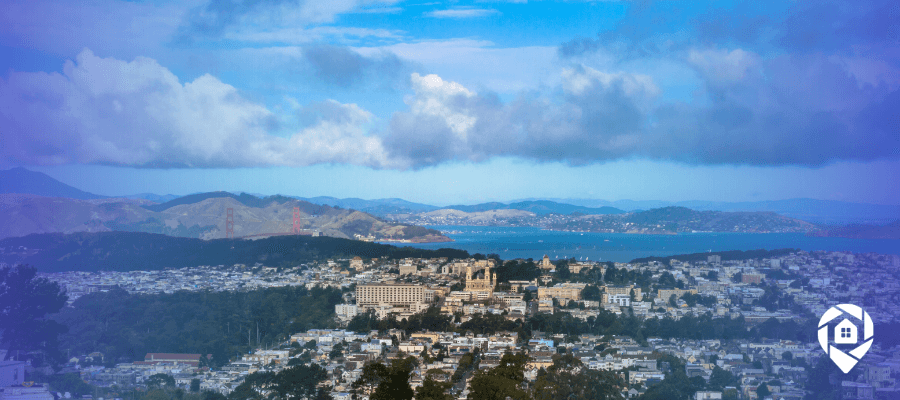 San Francisco Bay Area skyline for real estate wholesaling strategy.