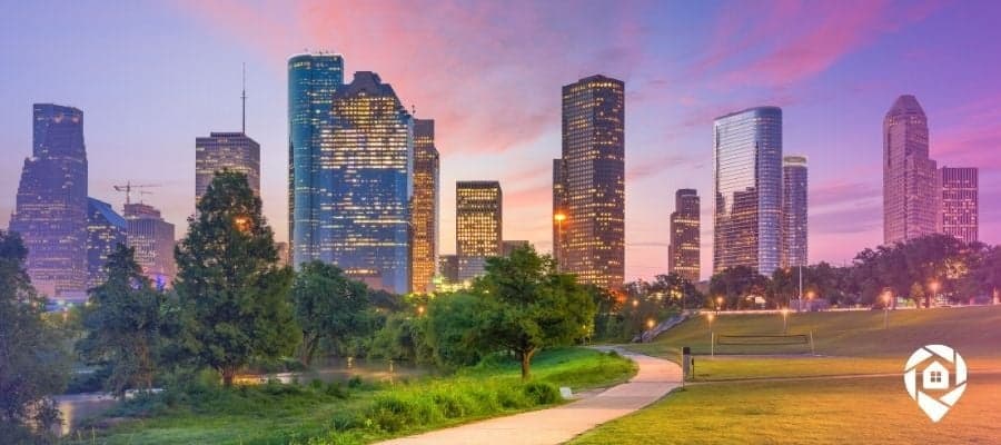 Skyline of Harris County Texas