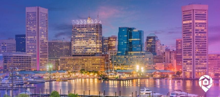 Baltimore Maryland skyline