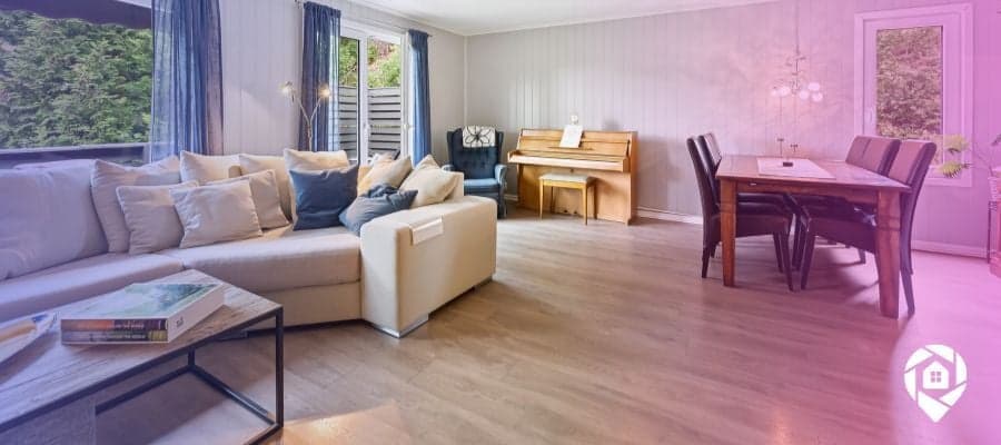 Interior of a potential mid-term rental property.