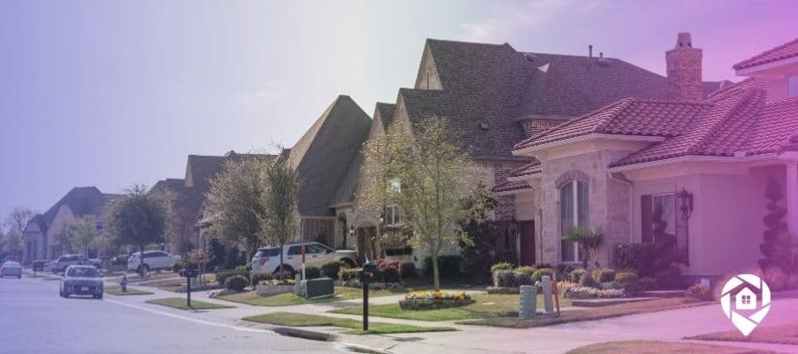 Dallas suburb houses