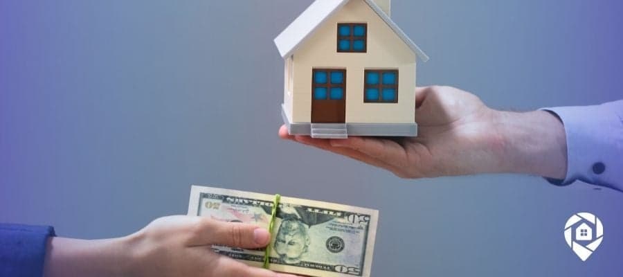 Exchanging cash for a wholesale real estate property deal.